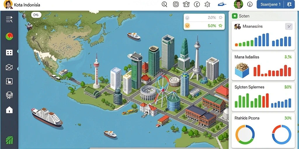 rezego - Screenshot menampilkan pemandangan indah dunia fantasi REZEGO.